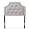 Baxton Studio Mars Modern Greyish Beige Twin Size Headboard 134-7256 - alternate 2